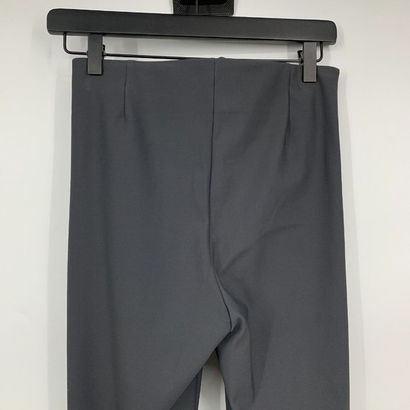 Zara Pants Technical Leggings High Waist Gray Skinny Zip Ankle - Picture 7 of 9